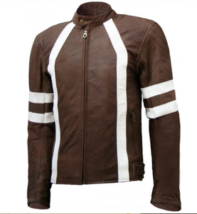 Chaqueta de cuero genuino para hombre, abrigo corto ajustado, chaqueta de cuero a la moda para hombre, chaqueta de cuero de alta calidad - Product Image 1