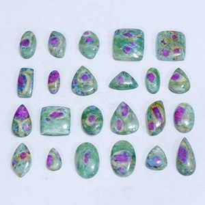 Lote al por mayor de hermosos rubíes naturales en fucsita piedras preciosas sueltas cabujón natural piedras preciosas sueltas para uso en la fabricación de joyas - Product Image 4