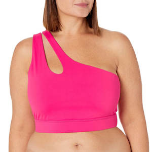 Soutien-gorge de yoga respirant à séchage rapide pour femmes avec une épaule, respectueux de la peau et lavé - Product Image 4