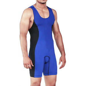 Singlet d'haltérophilie unisexe personnalisé, respirant, séchage rapide, en spandex/polyester, haute qualité, pour entraînements de gym et boxe - Product Image 1