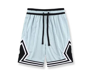 Short OEM respirant à double couche et à sublimation Hip Hop Baggy Jogger Gym Short de basket-ball vierge en maille personnalisé pour hommes - Product Image 4