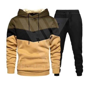 Survêtement pour homme en molleton technique en coton unique, populaire auprès des fabricants, prix d'usine, toutes les couleurs, grande taille, tendance - Product Image 1