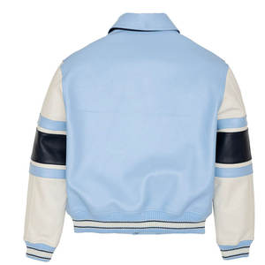 Chaqueta Bomber Personalizada para Hombre, de PU, Impermeable, Cortavientos, Transpirable, con Letras Bordadas, Estilo Urbano, Ecológica, para Niños - Product Image 2