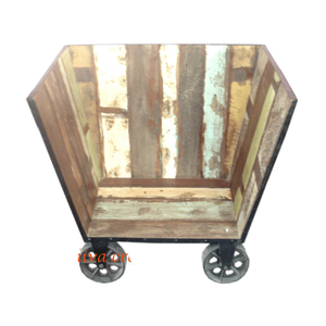 Canapé industriel vintage antique Mobilier commercial indien de haute qualité Design moderne sur roues pour centre commercial Utilisation extérieure Vente en gros - Product Image 2