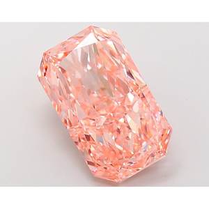 Diamante Radiante de 10.01ct VVS2, Color Rosa Intenso, Cultivado en Laboratorio - Product Image 1