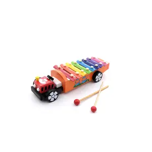 音乐木琴带2槌儿童音乐玩具教育玩具车玩具