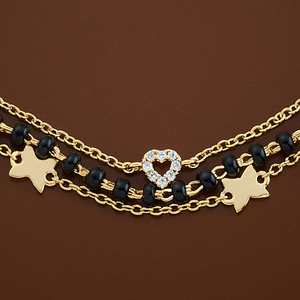 Zinc Alloy Heart <b>Bracelet</b> with 92.5 Silver Plating - Product Image 3