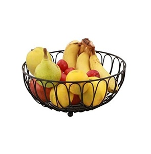 Bol à fruits en fer fait à la main cuisine promotionnelle utilisation légumes fer fruits bol panier stockage à bas prix - Product Image 3