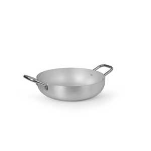 กระทะอลูมิเนียมทรงลึกขนาด 40 ซม. ยี่ห้อ Pura Induction พร้อมหูจับสแตนเลสสองข้าง สำหรับร้านอาหาร ผลิตในอิตาลี - Product Image 1