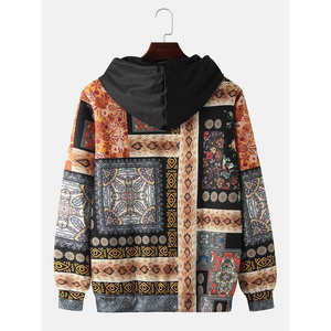 Sudaderas con capucha de sublimación personalizadas de poliéster 100% de alta calidad para hombres Algodón transpirable mezclado Cómodo para hombres Sudaderas con capucha de sublimación - Product Image 3