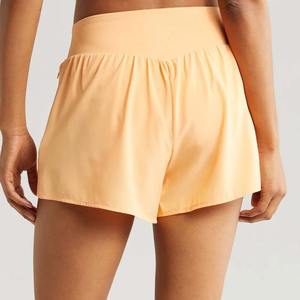 Logo personnalisé été femmes Shorts de sport décontracté taille haute confortable vêtements pour femmes Shorts Stretch mode Shorts athlétiques - Product Image 3