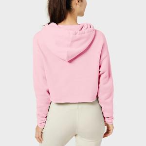 Meilleures ventes Meilleur prix Femmes Crop Top Hoodies Léger Personnalisé Femmes Crop Top Hoodies - Product Image 2
