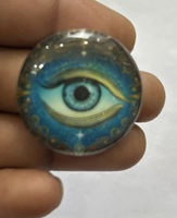 Yeux de dragon de sécurité multicolores Autocollant Yeux pour animaux en peluche Jouets Pierres précieuses Prix de gros Yeux de dragon en verre,