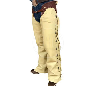 Chaps complets d'équitation confortables et légers avec logo personnalisé OEM Chaps d'équitation complets - Product Image 3