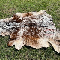 Full Hide Natural Cow Skins Große echte Leder rinder häute Echtes Rindsleder Teppich Haar auf