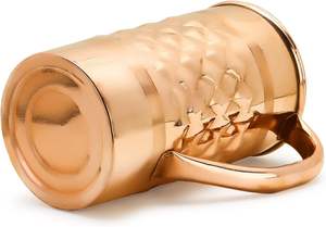 Vasos de cobre hechos a mano, jarras de 1,5 litros, jarras de agua beneficiosas Ayurveda con asas fáciles de llevar a la venta - Product Image 6