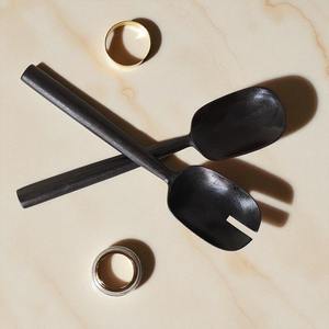 Ensemble de cuillères de cuisine jetables en bois d'olivier de qualité supérieure, biodégradables, avec logo personnalisé pour les fêtes et la cuisine - Product Image 4