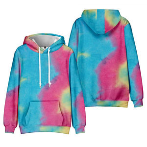 ขายส่ง 2024 Tie Dye Streetwear Hoodie Tie Dieล้างขนแกะขั้วโลกใหม่แฟชั่นHoodedเสื้อสวมหัวHoodiesโลโก้ที่กําหนดเอง - Product Image 5