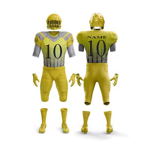 OEM, nuevo diseño, 100% poliéster, uniforme de fútbol americano, estampado transpirable, camiseta de fútbol americano de alta calidad para hombres - Product Image 1