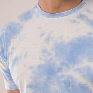 T-shirts lourds de haute qualité avec logo personnalisé T-shirts à manches courtes et à col rond de sublimation à motif solide - Product Image 2