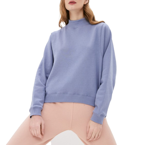 Custom Printer Color 100% Polyester Drop Shoulder <b>Women's</b> Winter Streetwear Sweatshirt with Custom Logo High Quality Breathable - Product Image 3