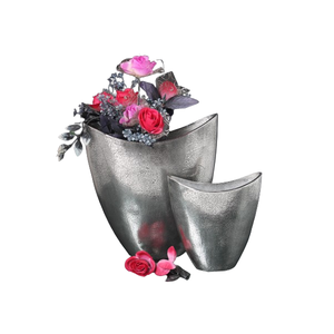 Meilleure vente Vase décoratif moderne en aluminium Vase à fleurs en métal de haute qualité pour la maison, le salon, le mariage et la décoration de table - Product Image 2