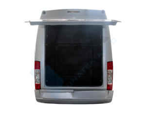 Ducato 2006 et après, boîte à bagages arrière en fibre de verre, boîte à skis Master Sprinter W906 W907 Crafter TGE Transit Boxer Jumper Relay PSA - Product Image 5