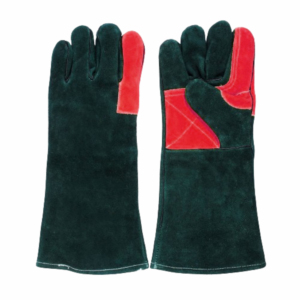 Gants de construction ignifuges résistants de qualité supérieure en cuir de vachette fendu pour l'équipement de protection personnelle des mains et des bras - Product Image 4