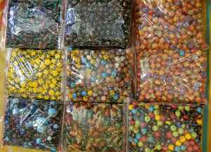 Cuentas de Vidrio Multicolores, Cuentas de Vidrio con Puntos de Colores Variados, Cuentas de Cristal Sueltas - Product Image 4