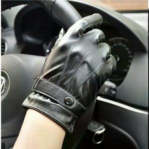 Gants de conduite en cuir de mouton véritable haute performance, doux et élégants, avec design personnalisé - Product Image 5