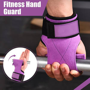 Custom Wholesale OEM <b>CrossFit</b> Gym <b>Hand</b> <b>Grips</b> Synthetic Leather Palm Protection for Weight Lifting & Gymnastics Training - Product Image 2