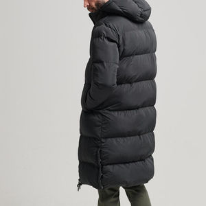 Chaqueta Larga Acolchada con Capucha para Hombre, Diseño Nuevo, Gran Venta, Impermeable, Ecológica, Colores Personalizados, Servicio OEM con Logotipo - Product Image 2