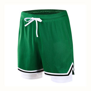 Short en maille imprimé par sublimation pour hommes de haute qualité OEM Short en maille double couche 100% polyester épais et épais pour l'été Vente en gros - Product Image 5