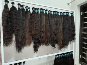 Extensions de cheveux humains vierges indiens à double trame personnalisées de qualité supérieure Style de vague profonde lâche toutes les couleurs corps léger Yaki Water Fumi - Product Image 2