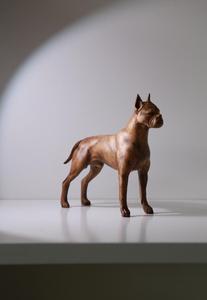 Perro bóxer hecho a mano de madera Art Deco decoración del hogar artesanía india con madera maciza y diseño de animales - Product Image 3