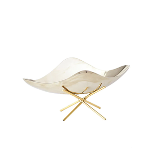 Vente en gros de bol à fruits de haute qualité support en laiton accessoires de maison les plus exigeants support de bol de nourriture nouveau design - Product Image 4