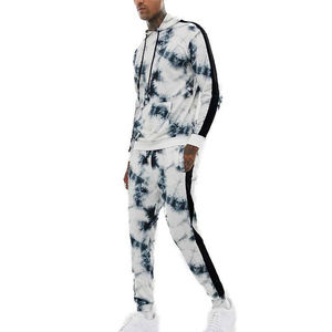 Diseño personalizado Tie Dye Unisex gimnasio chándal transpirable Oversize ropa de invierno conjunto Tie Dye chándal para hombres pantalones de chándal Jogging Wear - Product Image 5