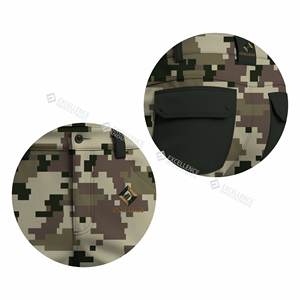 Pantalones tácticos Unisex de la mejor calidad, pantalones largos de algodón a prueba de viento transpirables de secado rápido, diseño de cordón personalizado para exteriores - Product Image 4