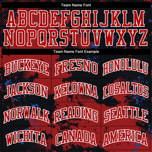 Nom de l'équipe personnalisé sublimation uniforme de basket-ball rouge et noir couleur respirant maillot de sport kit d'uniformes de basket-ball - Product Image 5