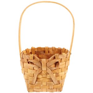Tienphong Vente en gros Cadeau rond Panier en bambou tissé à la main Panier de rangement tissé décoratif avec poignées - Product Image 3