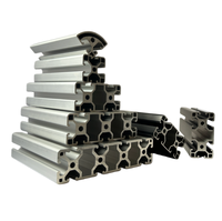 4080 Profilé en aluminium d'extrusion Profilé d'extrusion en aluminium de l'industrie personnalisée 6063-T5 Prix d'usine enduit de poudre anodisé