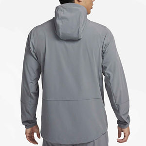 Veste bomber élégante en polyester léger pour homme, veste à fermeture éclair, vente chaude, meilleure qualité, coupe-vent imperméable avec capuche - Product Image 2