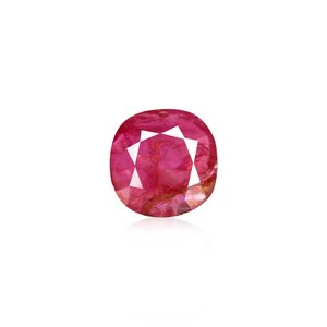 Piedra Preciosa de Rubí Natural Rojo Facetado de Corte Esmeralda de 3.72 Quilates (1.5 mm, Tratado Térmicamente y Pulido) - Product Image 1