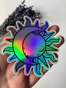 Waterproof Shiny Holographic Logo <b>Car</b> <b>Window</b> Decals Factory Wholesale Eye-Catching Personal Decorative Promotional <b>Stickers</b> - Product Image 2