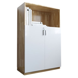 Minimilist Steel Filing Cabinet 80x40x120cm Lockable for Office Workshop & Warehouse THS68013 - Product Image 1