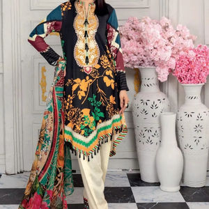 คอลเลกชันที่สวยงามสำหรับ2025ฤดูร้อนด้วยการเย็บตกแต่งในการออกแบบที่แตกต่างกันสำหรับสนามหญ้าและผ้าฝ้าย - Product Image 4