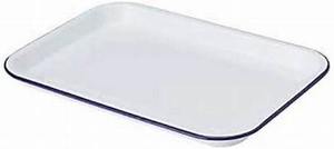 Grand plateau de service en métal, surface large pour le placement de plusieurs articles - Product Image 6