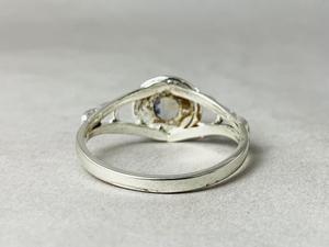 Anillo gitano de piedra lunar arcoíris ovalado hermoso de Plata de Ley 925, diseño único, tendencia, categoría superior de moda para fiesta, boda - Product Image 6