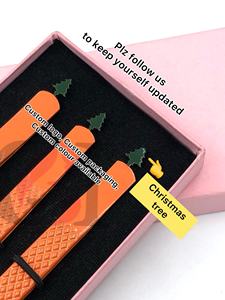 Pince à cils en acier inoxydable à pointe argentée, revêtement en poudre orange, pour extensions de cils, instrument de beauté - Product Image 2