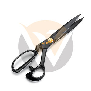 Ciseaux professionnels de 10 pouces pour la coupe du tissu et du cuir, en acier à haute teneur en carbone, robustes, pour la couture, en acier inoxydable - Product Image 4